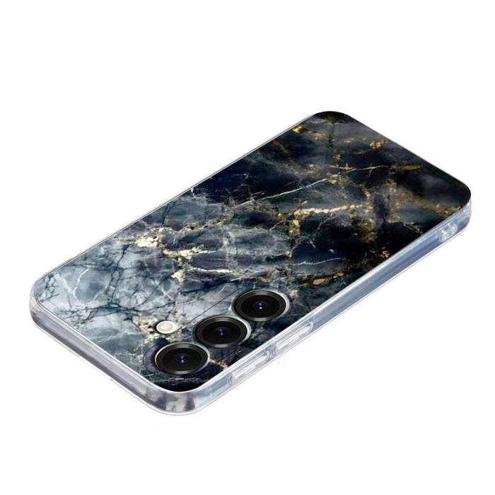 OEM - Mobilskal till Samsung Galaxy A57 Marmortryck Plast - Svart