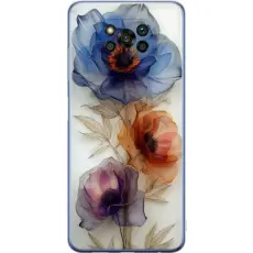 Gustaf - Mobilskal till Xiaomi Poco X3 Pro med Silkesblommor