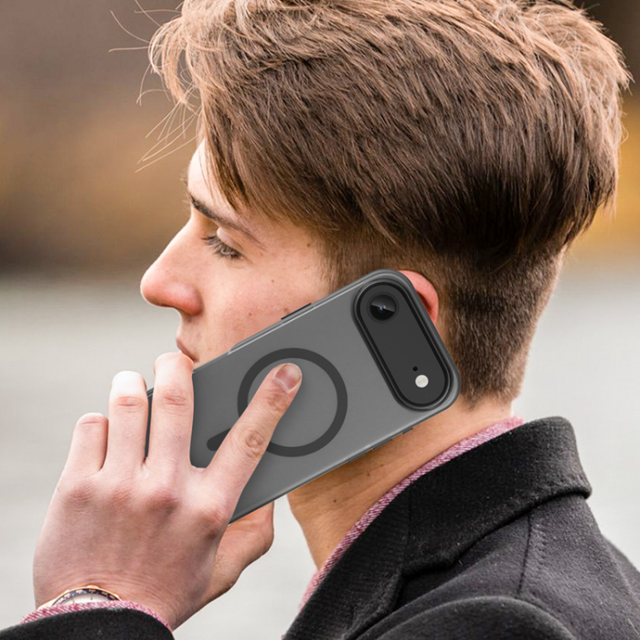 A-One Brand - iPhone Air Mobilskal MagSafe Abrasive - Matte Svart