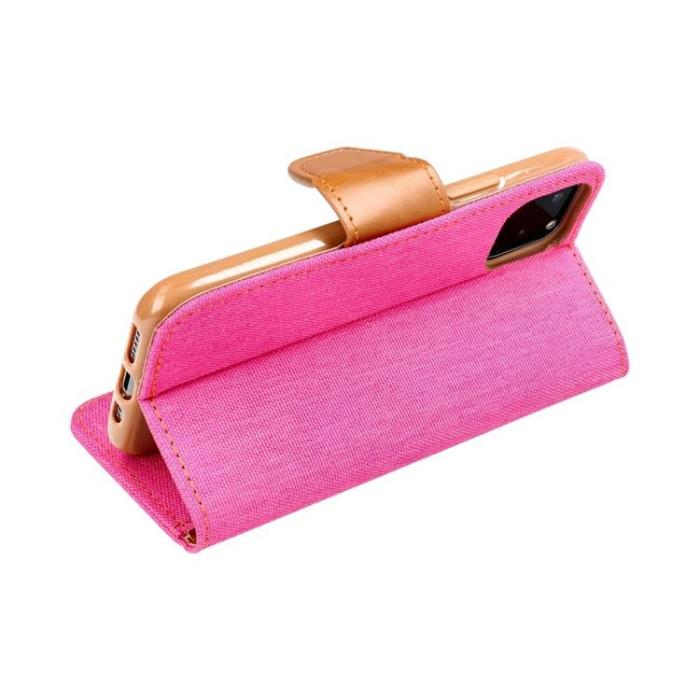 OEM - Xiaomi Redmi Note 13 5G Plånboksfodral Canvas - Rosa