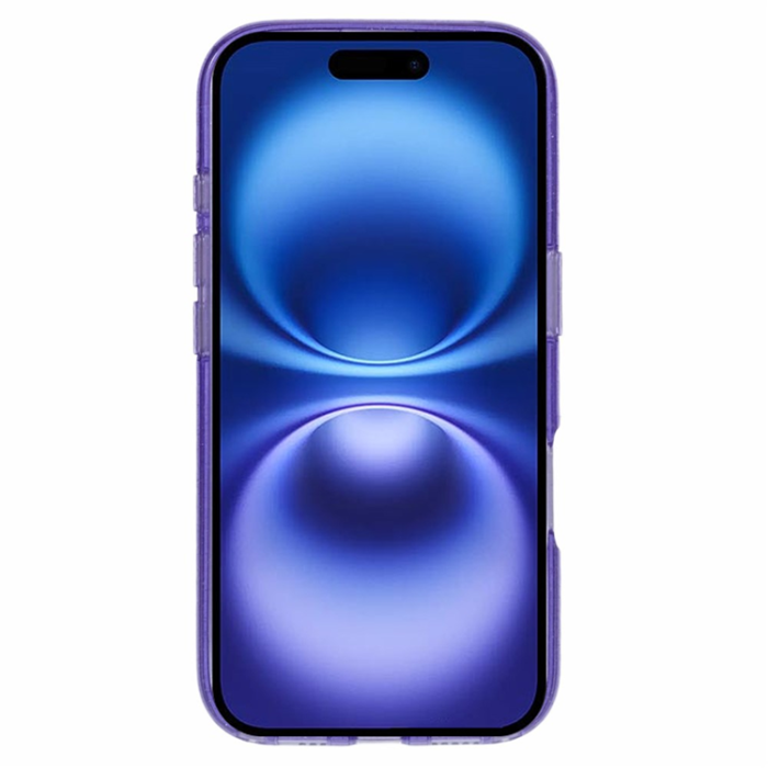 KIGC - KIGC iPhone 16 Mobilskal MagSafe Epoxy Kickstand - Lila