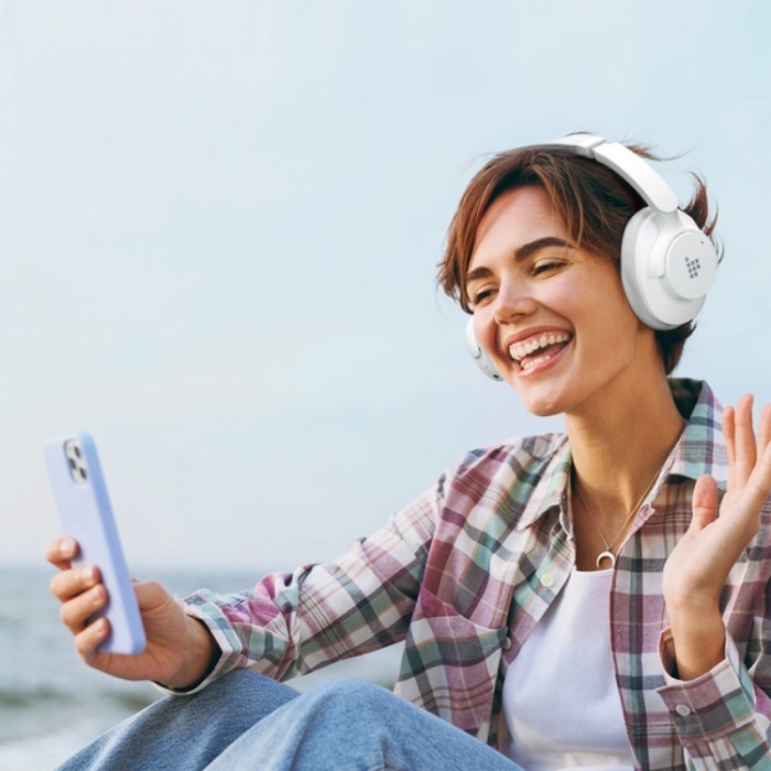 Tronsmart - Tronsmart Over-Ear Trådlösa Hörlurar Hybrid ANC SOUNFII Q20S - Vit
