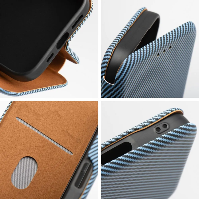 OEM - Xiaomi Redmi Note 14 5G Plånboksfodral Folio Side Magnet - Blå