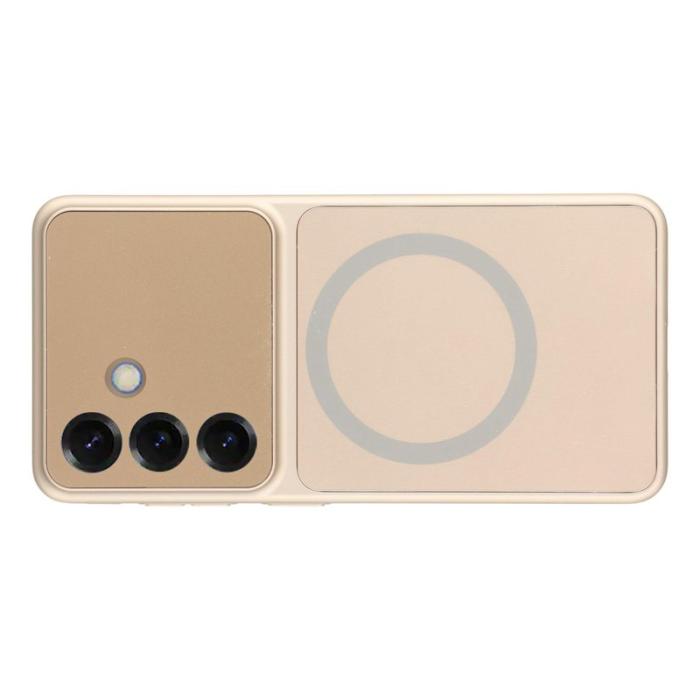 OEM - Mobilskal för Samsung Galaxy S26 Magnetiskt PC + TPU - Titan Guld