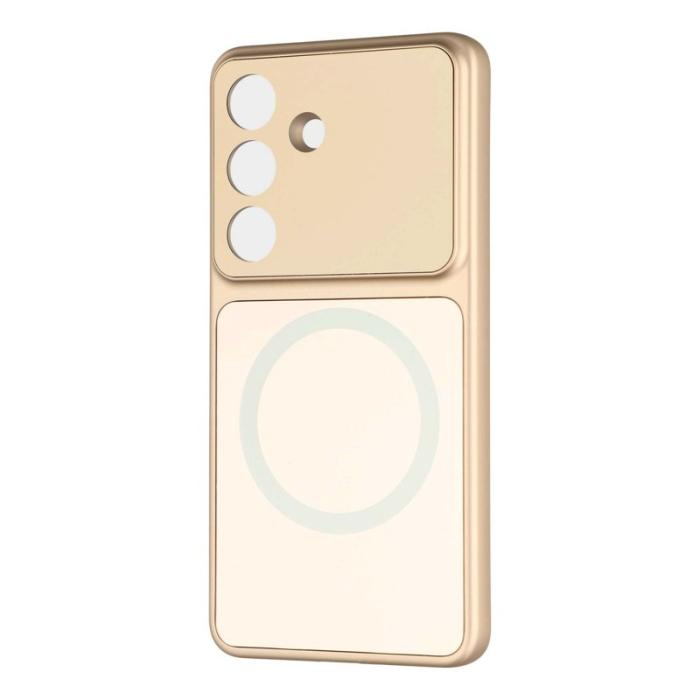 OEM - Mobilskal för Samsung Galaxy S26 Magnetiskt PC + TPU - Titan Guld