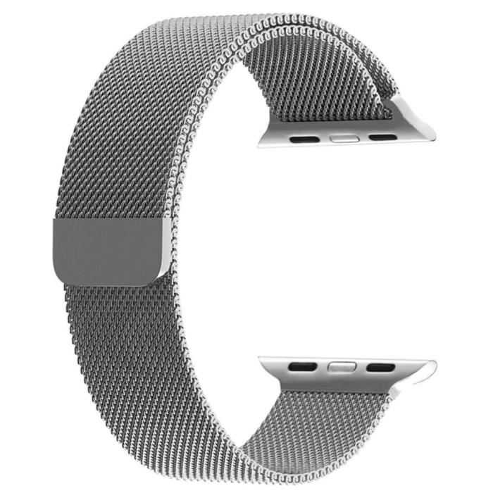 UTGATT1 - Metallarmband kompatibelt med Apple Watch 4/5/6/7/SE 42/44mm Silver