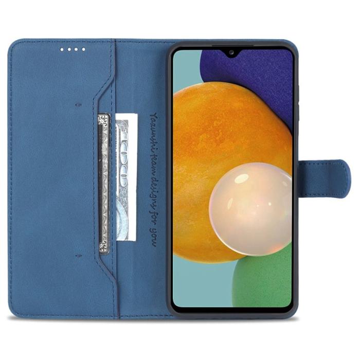 AZNS - AZNS Samsung Galaxy A13 5G Plånboksfodral Konstläder - Blå