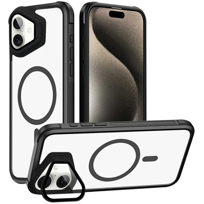 A-One Brand - iPhone 16 Plus Mobilskal Magsafe med Linsskyddsstöd