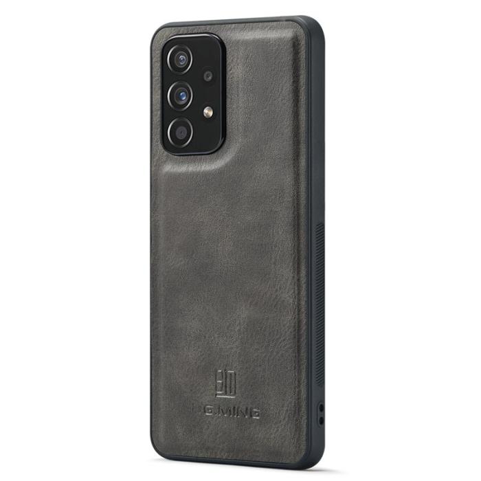 DG.MING - DG.MING Galaxy A53 5G Plånboksfodral i Äkta läder - Grå