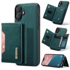 DG.MING - DG.MING M2 Series Mobilskal till iPhone 17 PU + PC + TPU - Gr&ouml;n