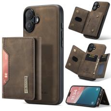 DG.MING - DG.MING M2 Series Mobilskal till iPhone 17 PU + PC + TPU - Brun