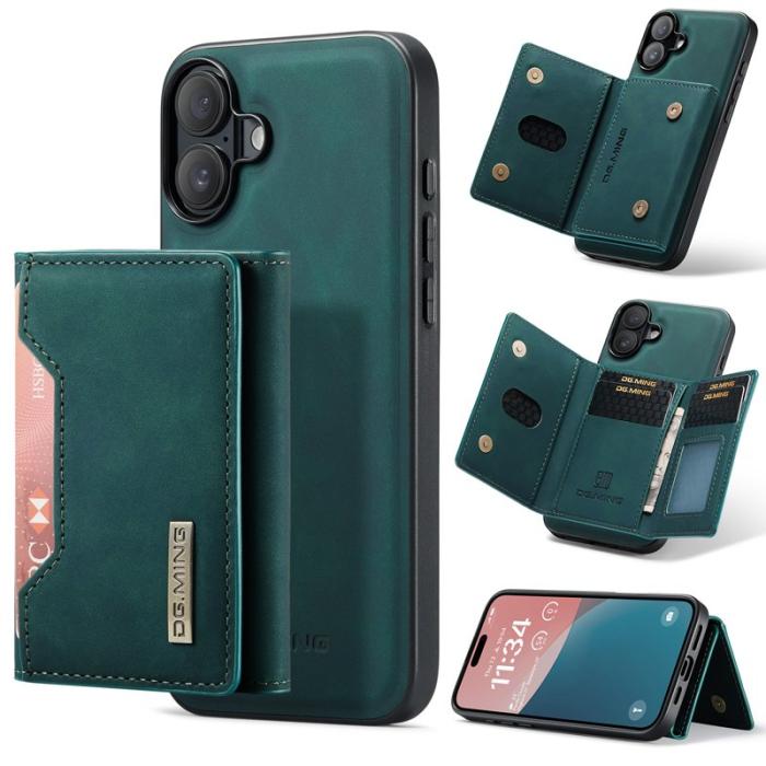 DG.MING - DG.MING M2 Series Mobilskal till iPhone 17 PU + PC + TPU - Grön