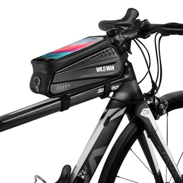 WildMan - WILDMAN Cykelhållare Frontbalkväska med Pekskärm ES3 1L 4