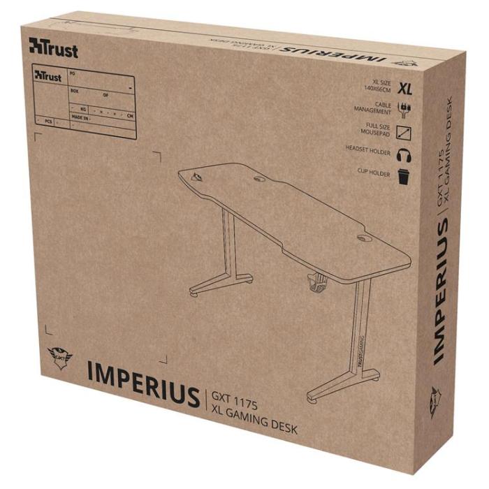 Trust - TRUST GXT 1175 Imperius XL Gaming Desk