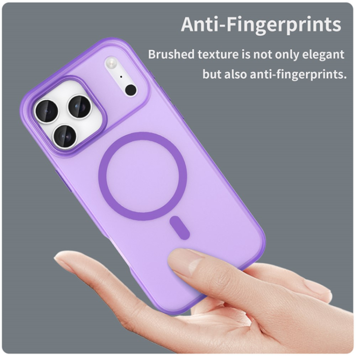 A-One Brand - iPhone 17 Pro Mobilskal MagSafe Slim Matte Translucent -