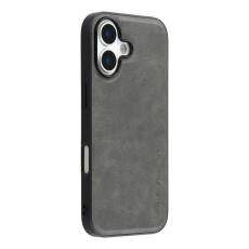 X-Level - X-LEVEL Bojue-3 Mobilskal till iPhone 17 L&auml;derbelagt PC+TPU Gr&aring;