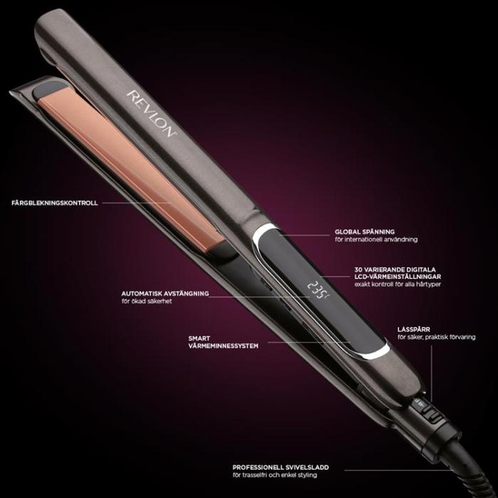 Revlon - Revlon Plattång Copper Smooth Pro