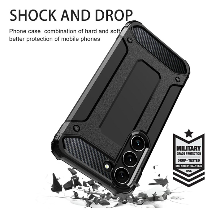 OEM - Galaxy S23 Mobilskal Tough Armor - Svart