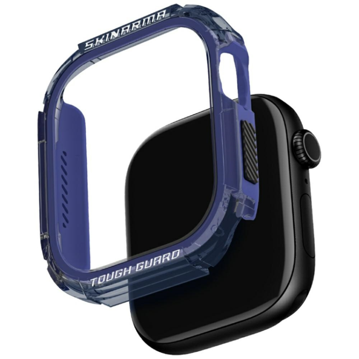 Skinarma - Skinarma Apple Watch 46mm Skal Atom - Marinblå