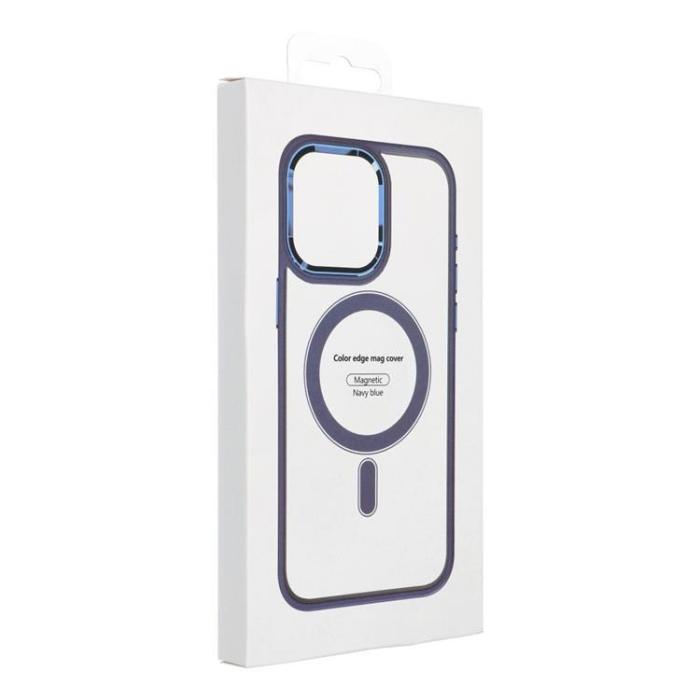 OEM - iPhone 14 Pro Mobilskal Magsafe Color Edge - Blå