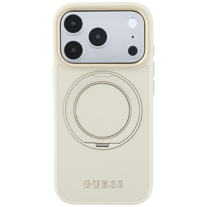 Guess - Guess Mobilskal För iPhone 18 Pro Max/17 Pro Max Magsafe Ringställ 360