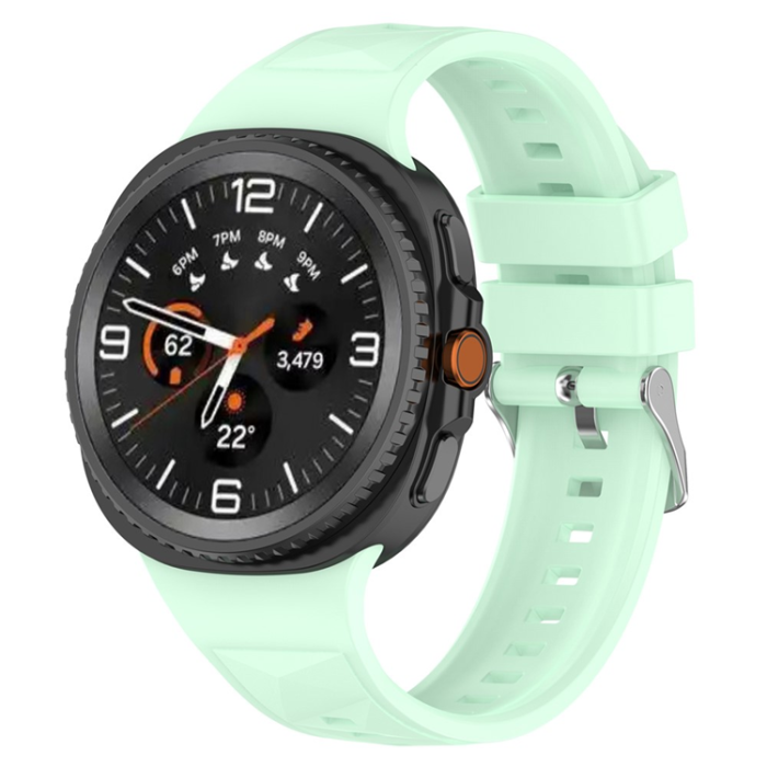 A-One Brand - Galaxy Watch 8/8 Classic (40/44/46mm) Armband Textured - Mint Grön