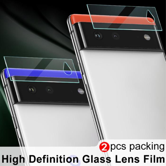 OEM - [2-PACK] Kameralinsskydd i Härdat Glas Google Pixel 6