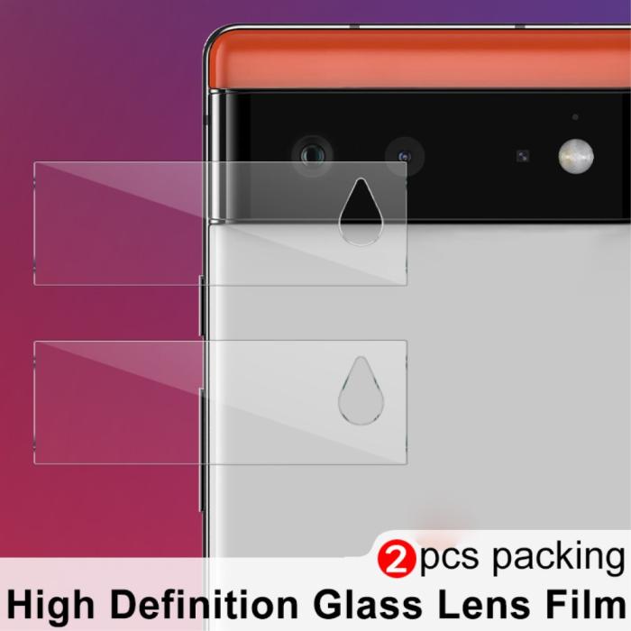 OEM - [2-PACK] Kameralinsskydd i Härdat Glas Google Pixel 6