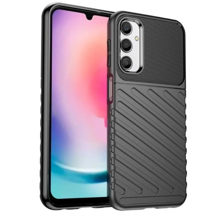 Galaxy A24 4G Mobilskal Thunder Twill - Svart | 2353 | AlltMobil
