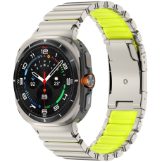 A-One Brand - Galaxy Watch 8 (40mm/44mm) 8 Classic (46mm) Armband Titanium