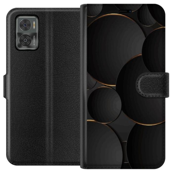 iSecrets - Plånboksfodral till Motorola Moto E22i med Lyxig Cirklar