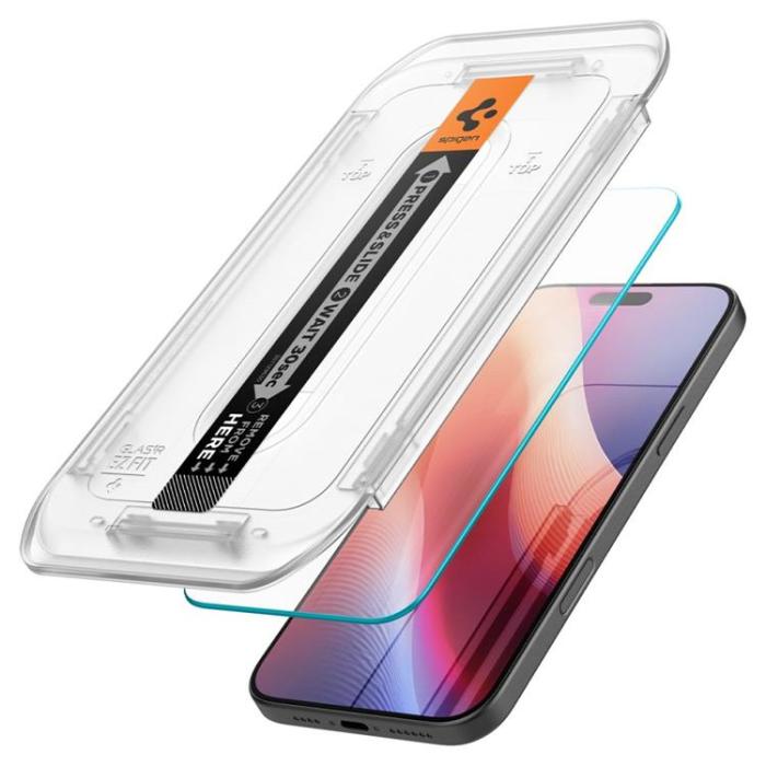 Spigen - Spigen iPhone 16 Pro Max Skärmskydd Härdat glas TR. EZ Fit