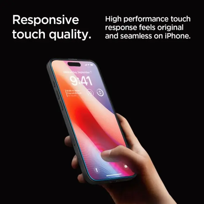 Spigen - Spigen iPhone 16 Pro Max Skärmskydd Härdat glas TR. EZ Fit