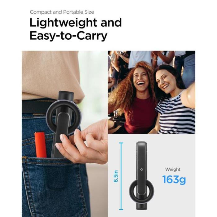 Spigen - Spigen Magsafe Bluetooth Selfie Stick Tripod - Svart