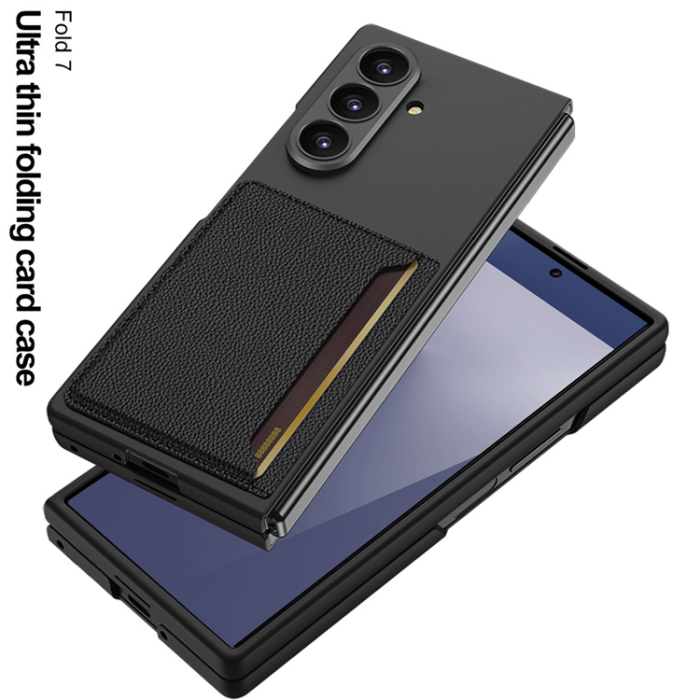 GKK - GKK Galaxy Z Fold 7 5G Mobilskal Slim Korthållare - Grön