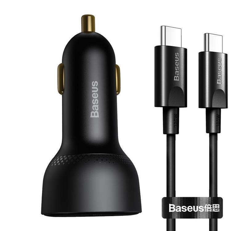 Baseus Superme Billaddare USB Till USB-C 100W Typ-C Kabel 1m - Svart | 505295 | AlltMobil