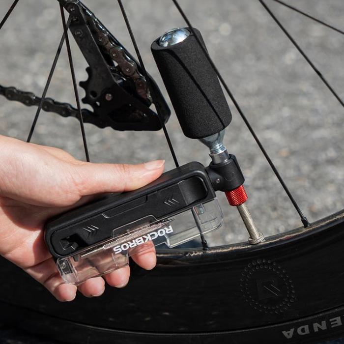 Rockbros - Rockbros Multiverktygscykelset med CO2-Pump och Spärrnyckel