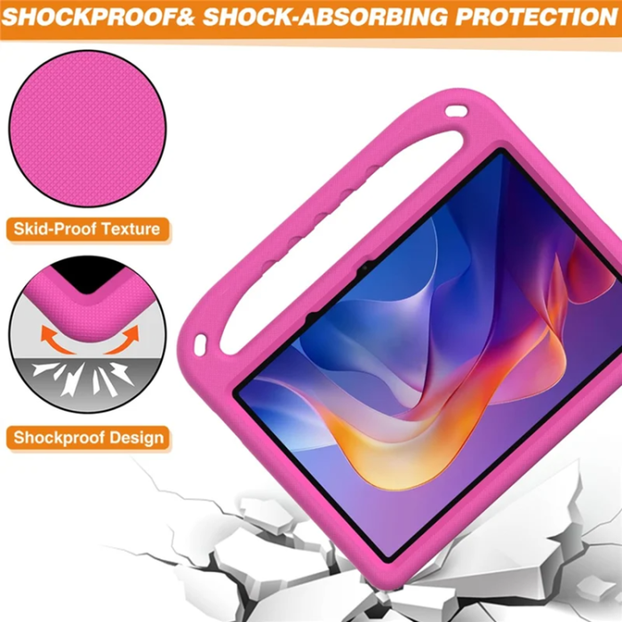 A-One Brand - Xiaomi Redmi Pad 2 Skal EVA Handgrepp Kickstand - Rose