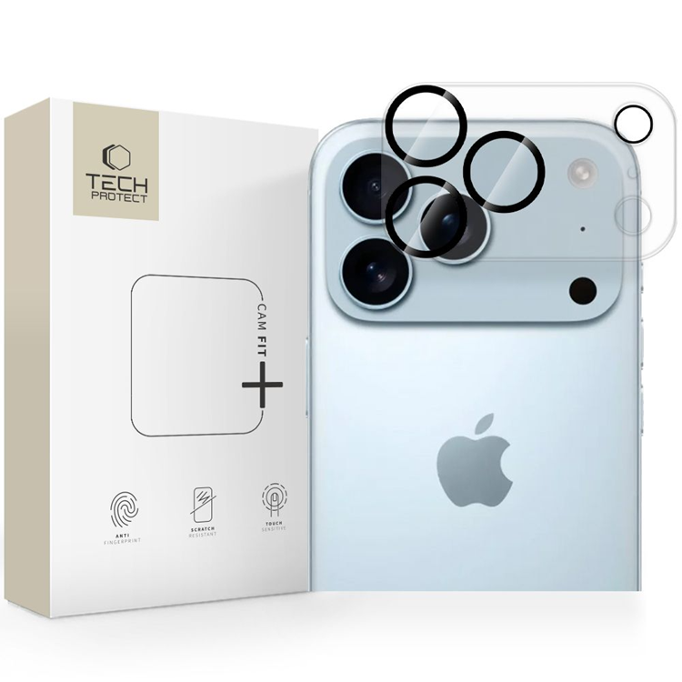 Tech-Protect iPhone 17 Pro Max Härdat Glas Kameraskydd - Clear | 5468 | AlltMobil