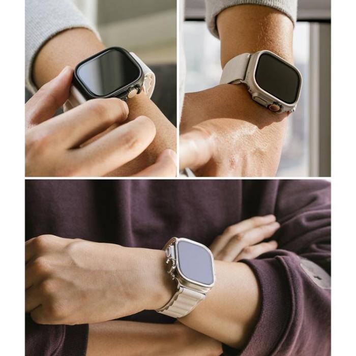 Ringke - [2-Pack] Ringke Apple Watch Ultra (49mm) Skal Slim - Clear/Grå