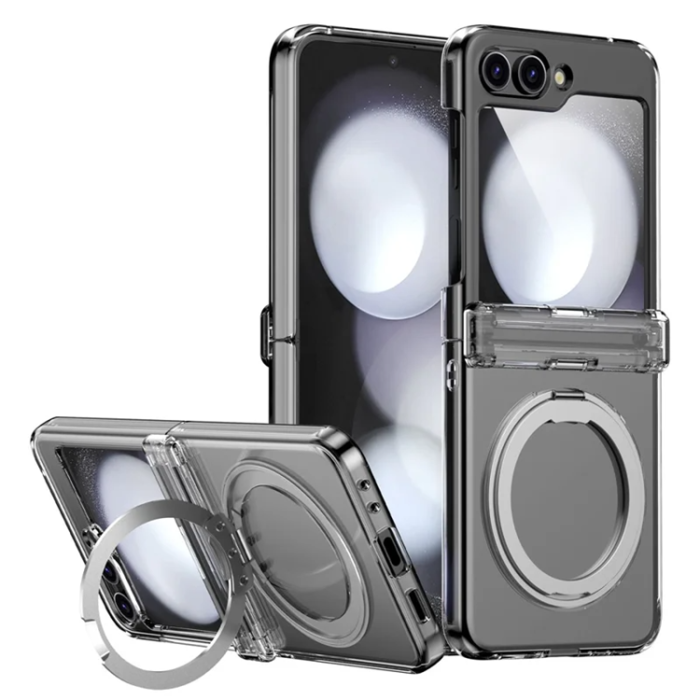 A-One Brand - Galaxy Z Flip 7 Mobilskal Magsafe Spring Hinge - Transparent