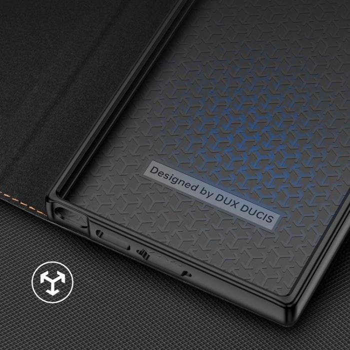 UTGATT - Dux Ducis Galaxy S23 Ultra Plånboksfodral Skin X2 - Svart