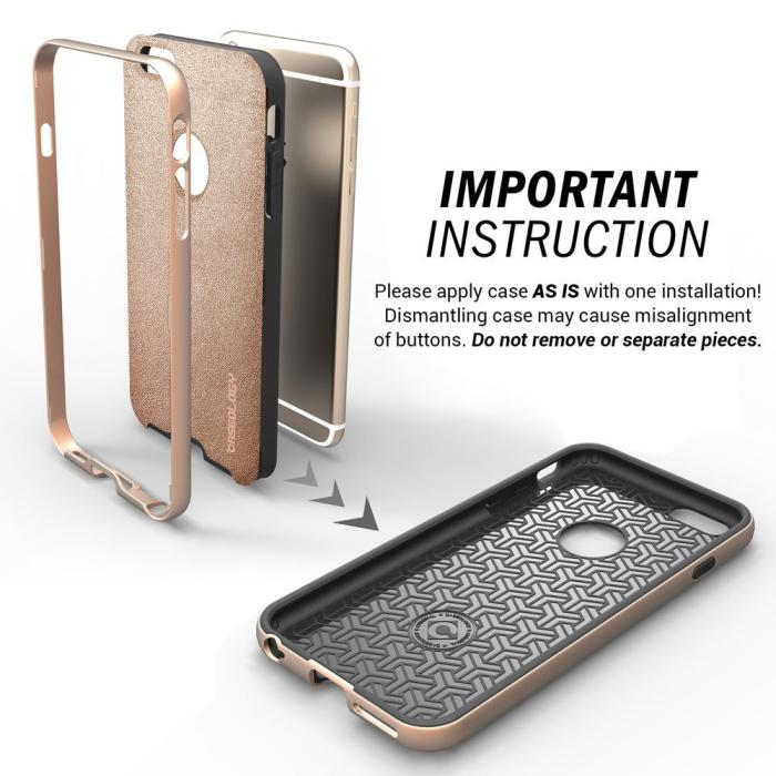 Caseology - Caseology Bumper Frame Skal till Apple iPhone 6(S) Plus - Guld