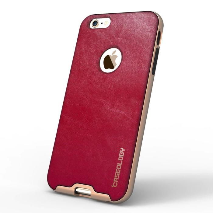 Caseology - Caseology Bumper Frame Skal till Apple iPhone 6(S) Plus- Röd