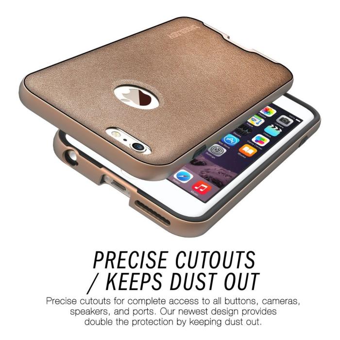 Caseology - Caseology Bumper Frame Skal till Apple iPhone 6(S) Plus - Guld