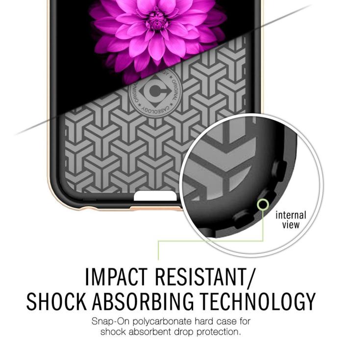 Caseology - Caseology Bumper Frame Skal till Apple iPhone 6(S) Plus - Guld