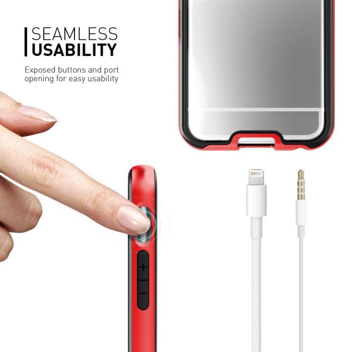 Caseology - Caseology Fusion Bumper Skal till Apple iPhone 6 / 6S - Röd