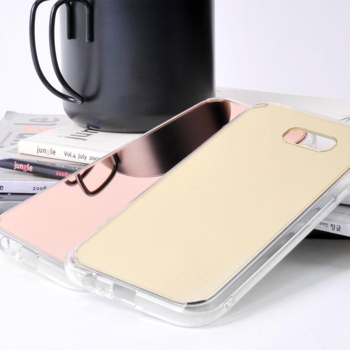 UTGATT5 - RINGKE Fusion Mirror Skal till Samsung Galaxy A3 (2017) - Gold