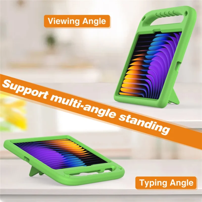 A-One Brand - Xiaomi Pad 7 Pro/Pad 7 Skal EVA Handgrepp Kickstand - Grön