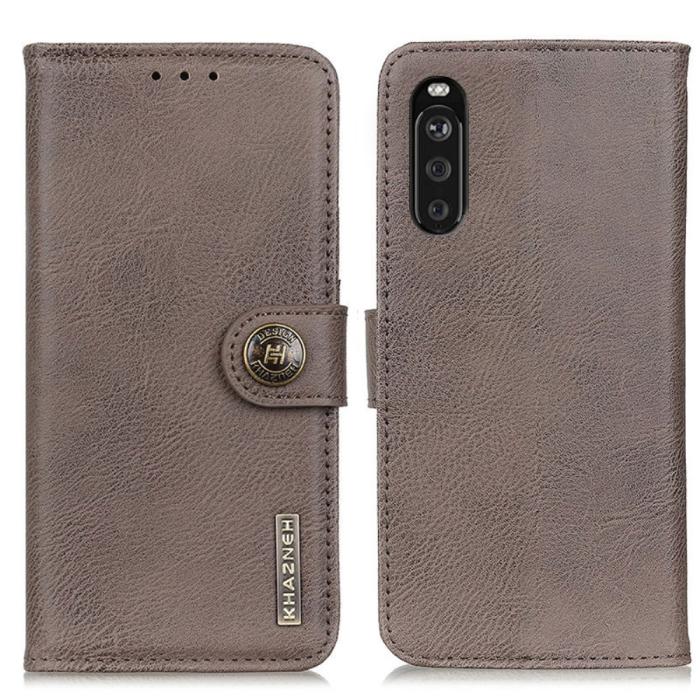 UTGATT1 - Khanzeh - Plånboksfodral Sony Xperia 10 III - Grå